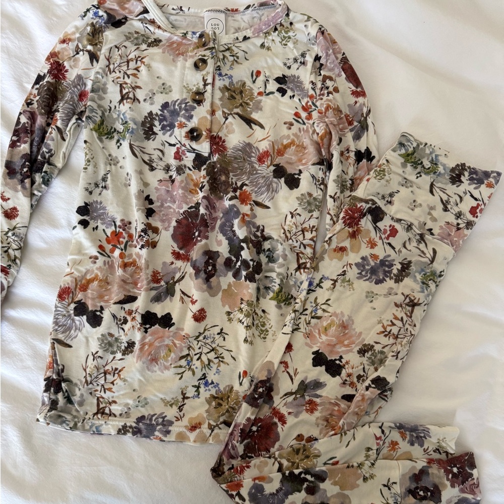 Lou Lou & Company Floral Kids Pajama Set